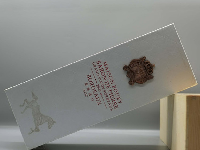 巴蓉庄园干红葡萄酒2005专用纸盒